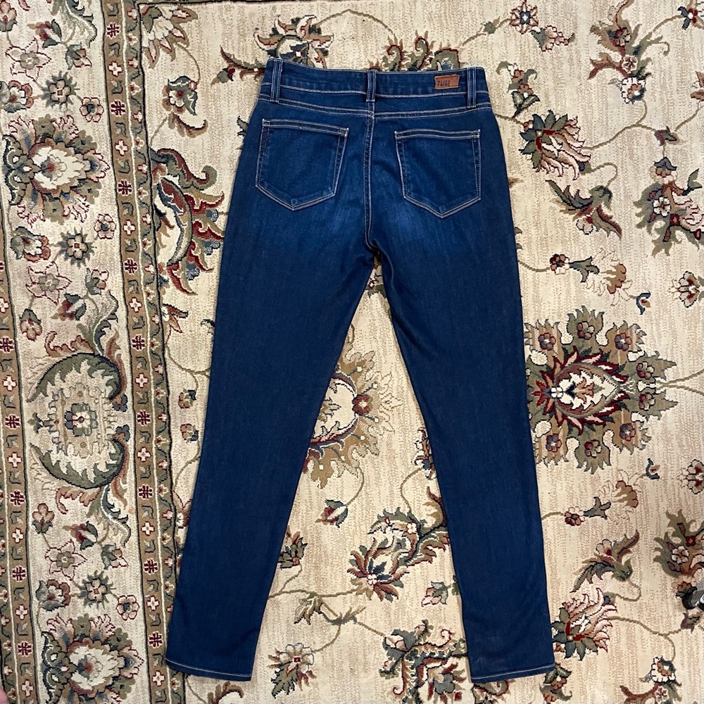 PAIGE Skyline Skinny Jeans Size 27 - Picture 5 of 9